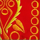 Detail ručnej výšivky