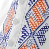 Čičmianska košeľa DUŠAN - detail límca s gombíkom