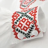 Ľudová košeľa KRISTIÁN - manžety na rukávoch