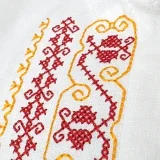 Vyšívaná mužská košeľa RADOVAN - detail na hrudi