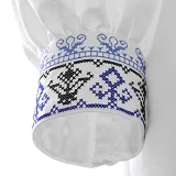 Mužská ľudová košeľa VRATKO - vyšívané manžety