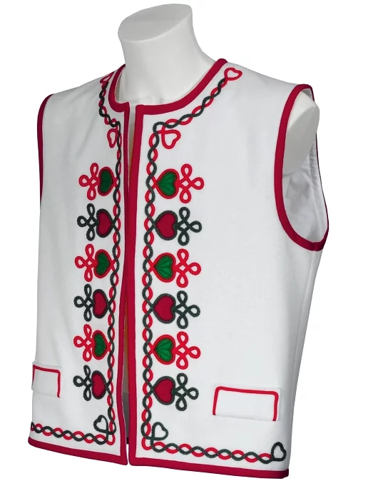 Mužská vesta lajblík kroja Liptov