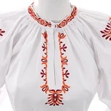 Senecký kroj - rukávce BOHUMILA - vyšívaný rozparok