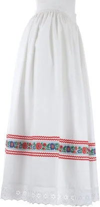 Slovenský kroj - ženská riasená sukňa